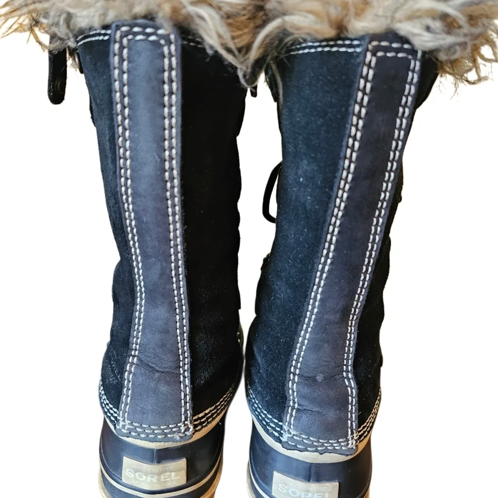 Sorel women's waterproof winter snow boots size 6 black - Picture 4 of 10